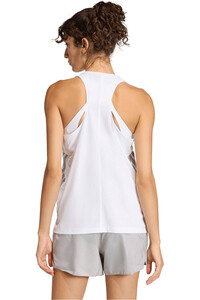 adidas camiseta técnica tirantes mujer ADI365 RUNNING CLIMACOOL ICONIC BLANCO vista trasera
