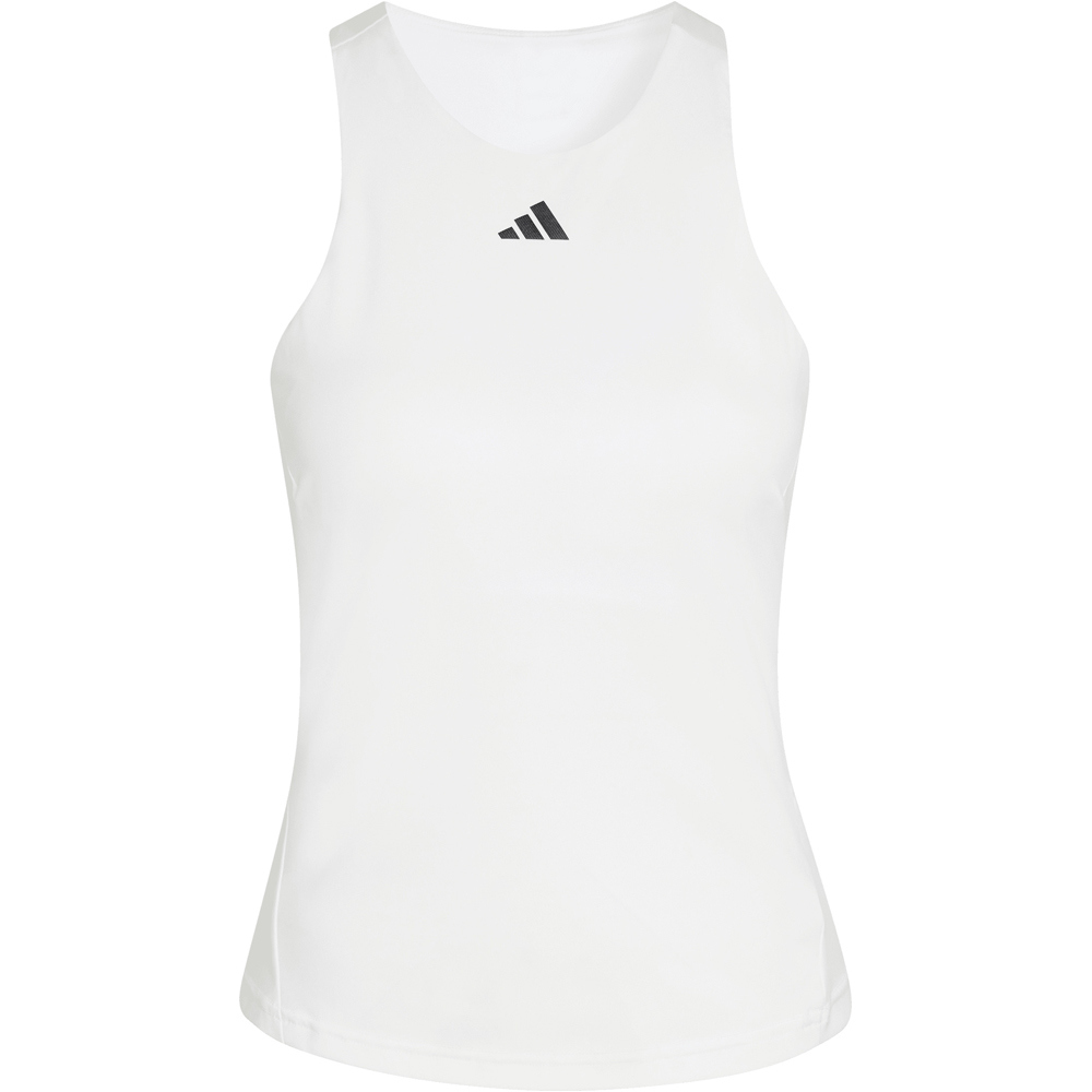 adidas camiseta tenis manga corta mujer CLIMACOOL Y BLANCO 04