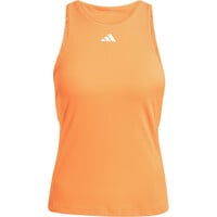 adidas camiseta tenis manga corta mujer CLIMACOOL Y NARANJA vista frontal