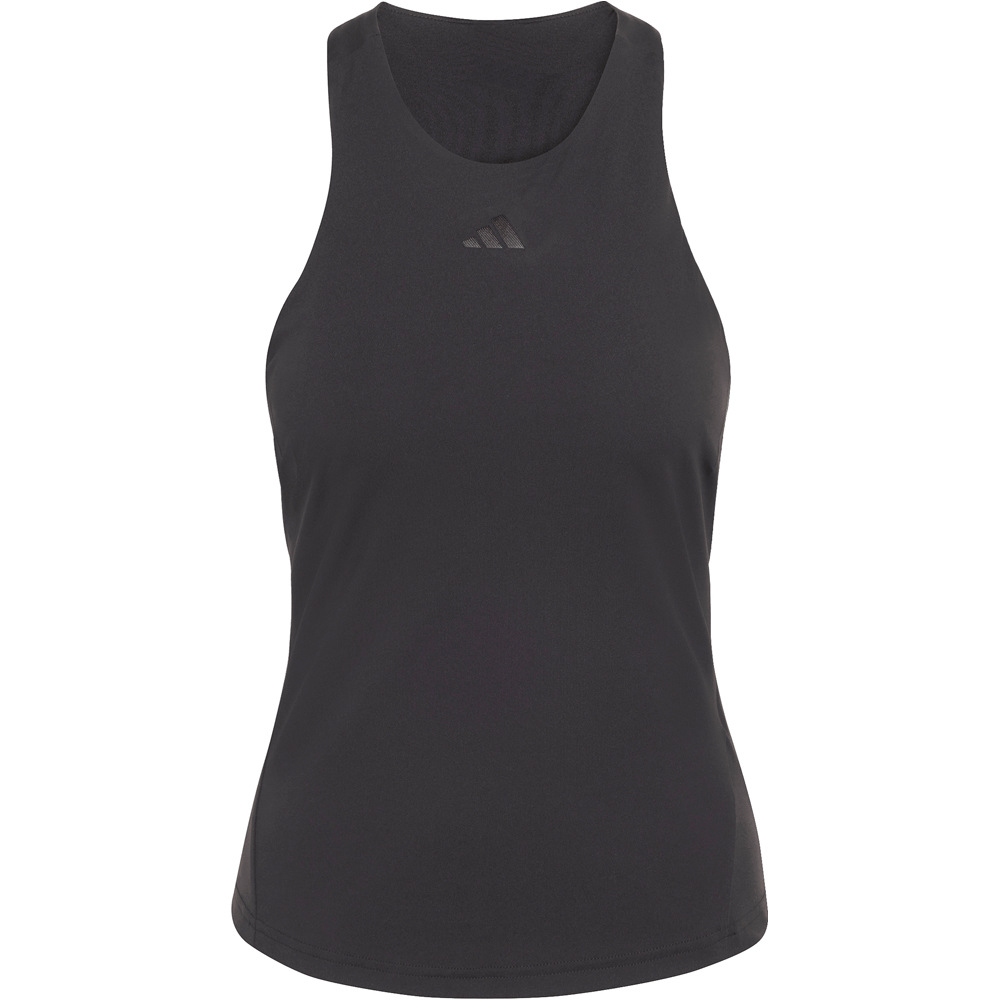 adidas camiseta tenis manga corta mujer CLIMACOOL Y NEGRO 03