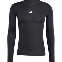 adidas camiseta térmica manga larga hombre TECHFIT NEGRO 04