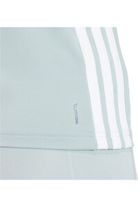 adidas camiseta tirantes fitness mujer WORKOUT ESSENTIALS 3-STRIPES AZUL 03