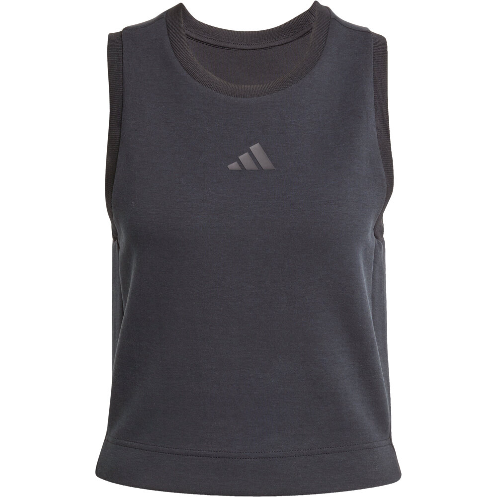 adidas camiseta tirantes mujer SOFT LUX NEGRO 05