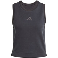 adidas camiseta tirantes mujer SOFT LUX NEGRO 05