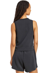 adidas camiseta tirantes mujer SOFT LUX NEGRO vista trasera