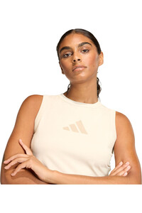 adidas camiseta tirantes mujer Z.N.E. MARRON vista detalle