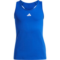 adidas camiseta tirantes niña TECHFIT AZUL 04