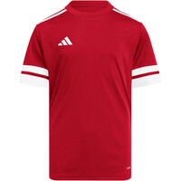 adidas camisetas entrenamiento futbol manga corta niño SQUADRA 25 ROJO 04
