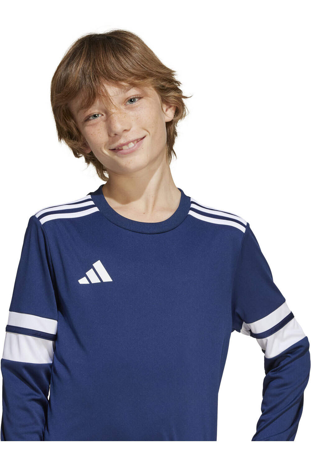 adidas camisetas entrenamiento futbol manga corta niño SQUADRA25 AZUL vista detalle