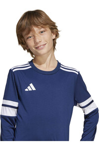 adidas camisetas entrenamiento futbol manga corta niño SQUADRA25 AZUL vista detalle