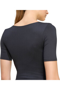 adidas camisetas fitness mujer ALL ME ESSENTIALS NEGRO 03