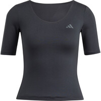 adidas camisetas fitness mujer ALL ME ESSENTIALS NEGRO 04