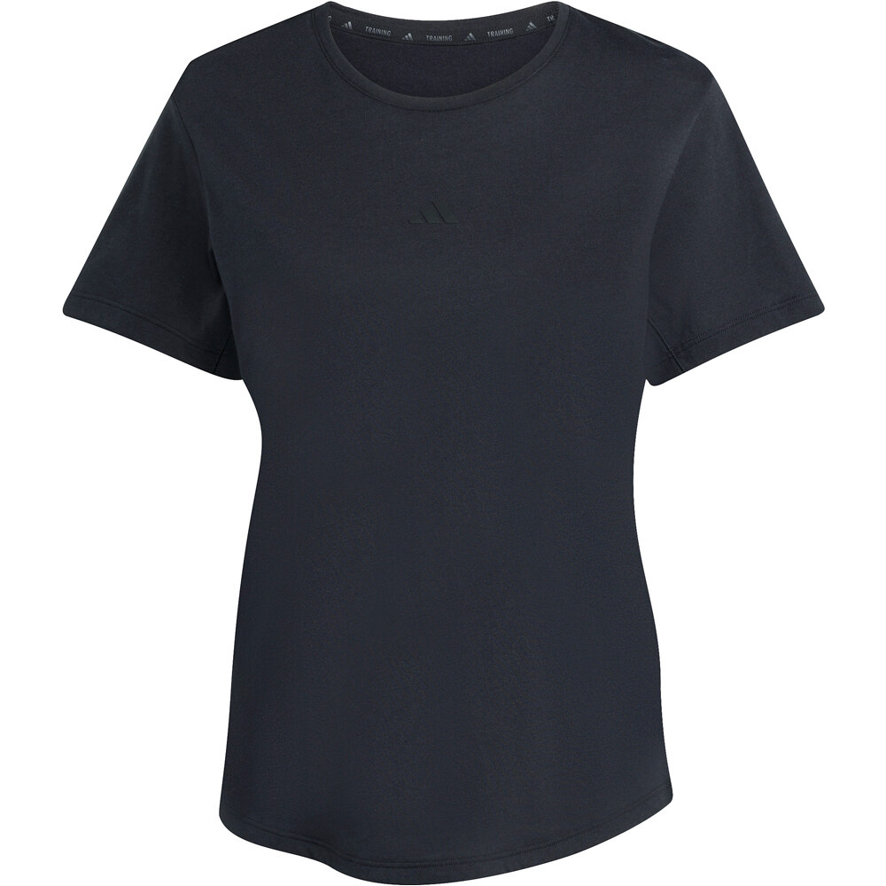 adidas camisetas fitness mujer ESSENTIALS YOGA NEGRO vista detalle