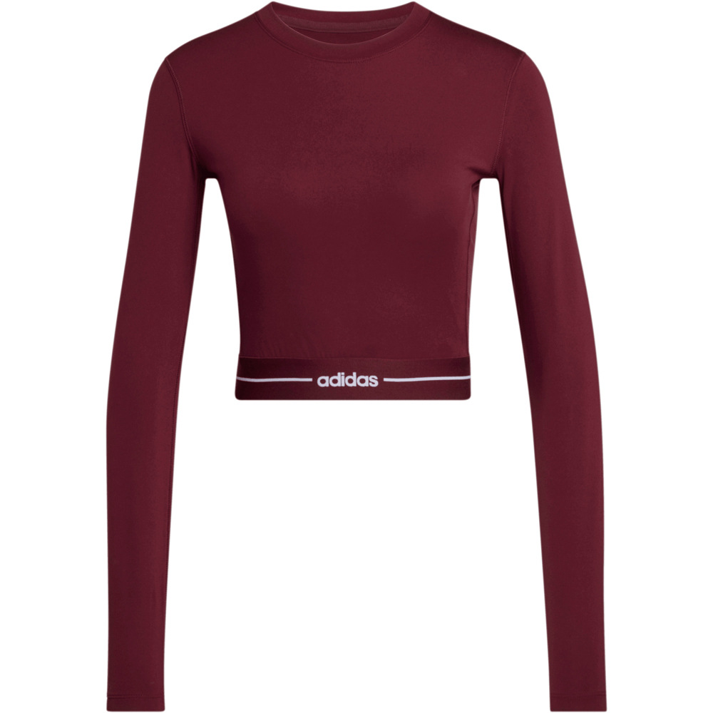 adidas camisetas fitness mujer HYPERGLAMPED ROJO 04