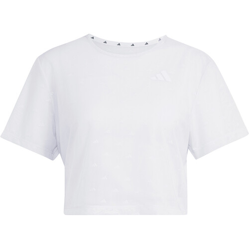 adidas camisetas fitness mujer PRIMELIFT ESSENTIALS BLANCO