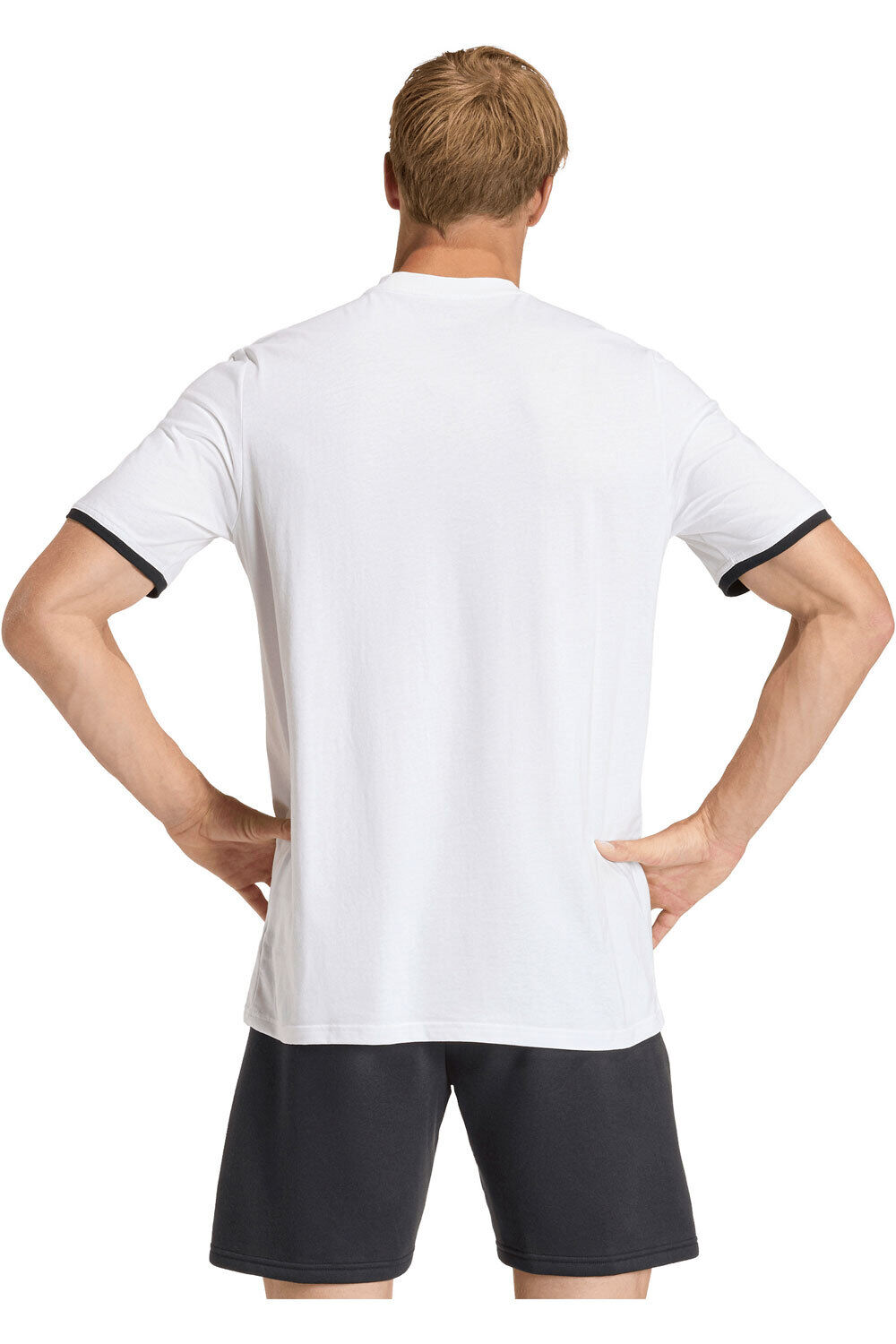 adidas camisetas fútbol manga corta ENTRADA26 BLANCO vista trasera