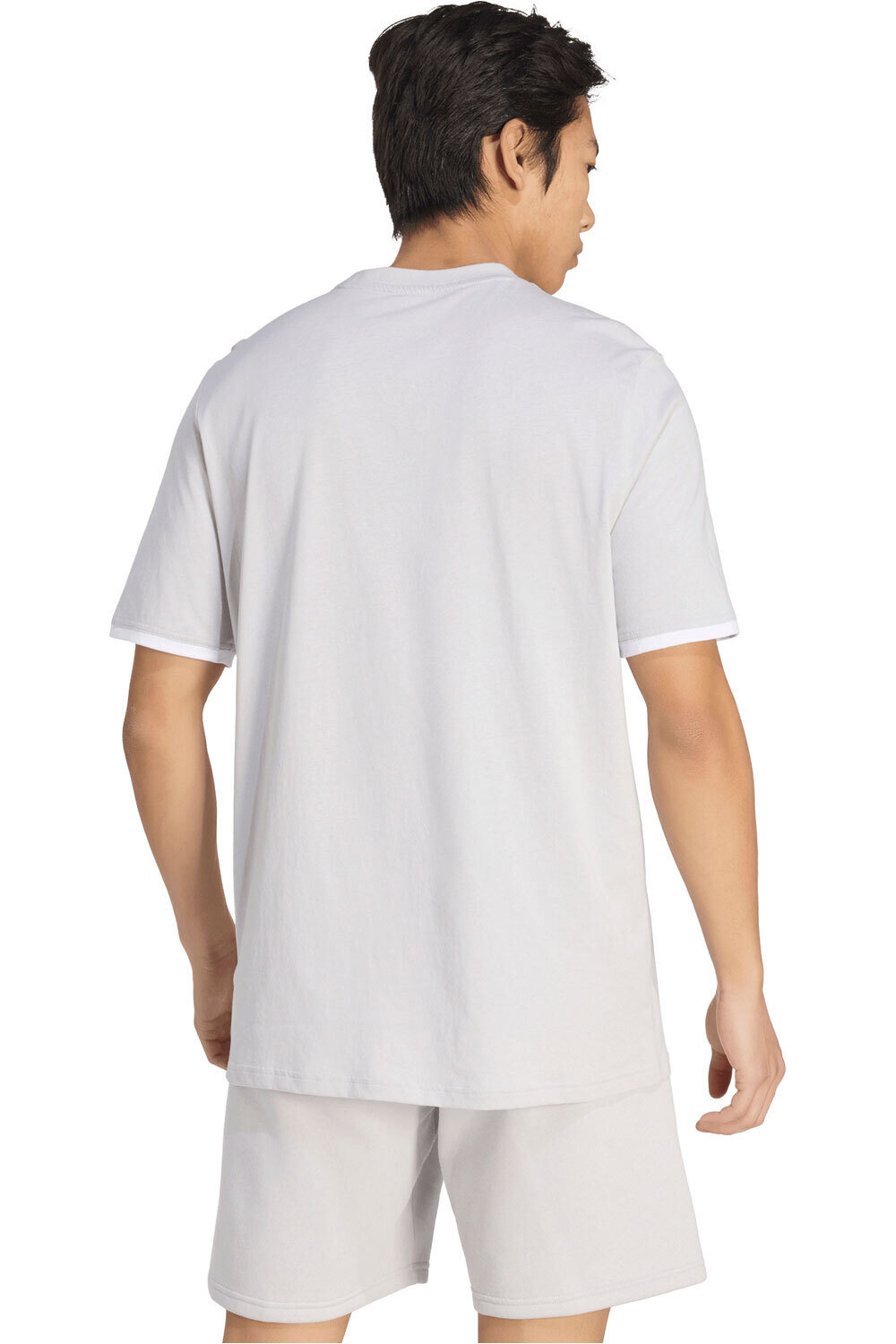adidas camisetas fútbol manga corta ENTRADA26 GRIS vista trasera
