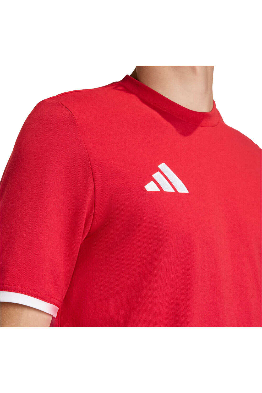 adidas camisetas fútbol manga corta ENTRADA26 ROJO vista detalle