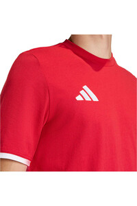 adidas camisetas fútbol manga corta ENTRADA26 ROJO vista detalle