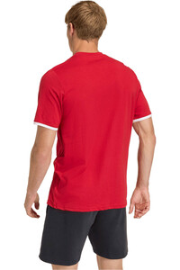 adidas camisetas fútbol manga corta ENTRADA26 ROJO vista trasera