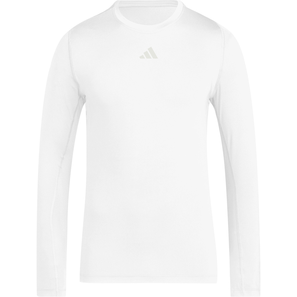 adidas camisetas fútbol manga larga TECHFIT BLANCO 04
