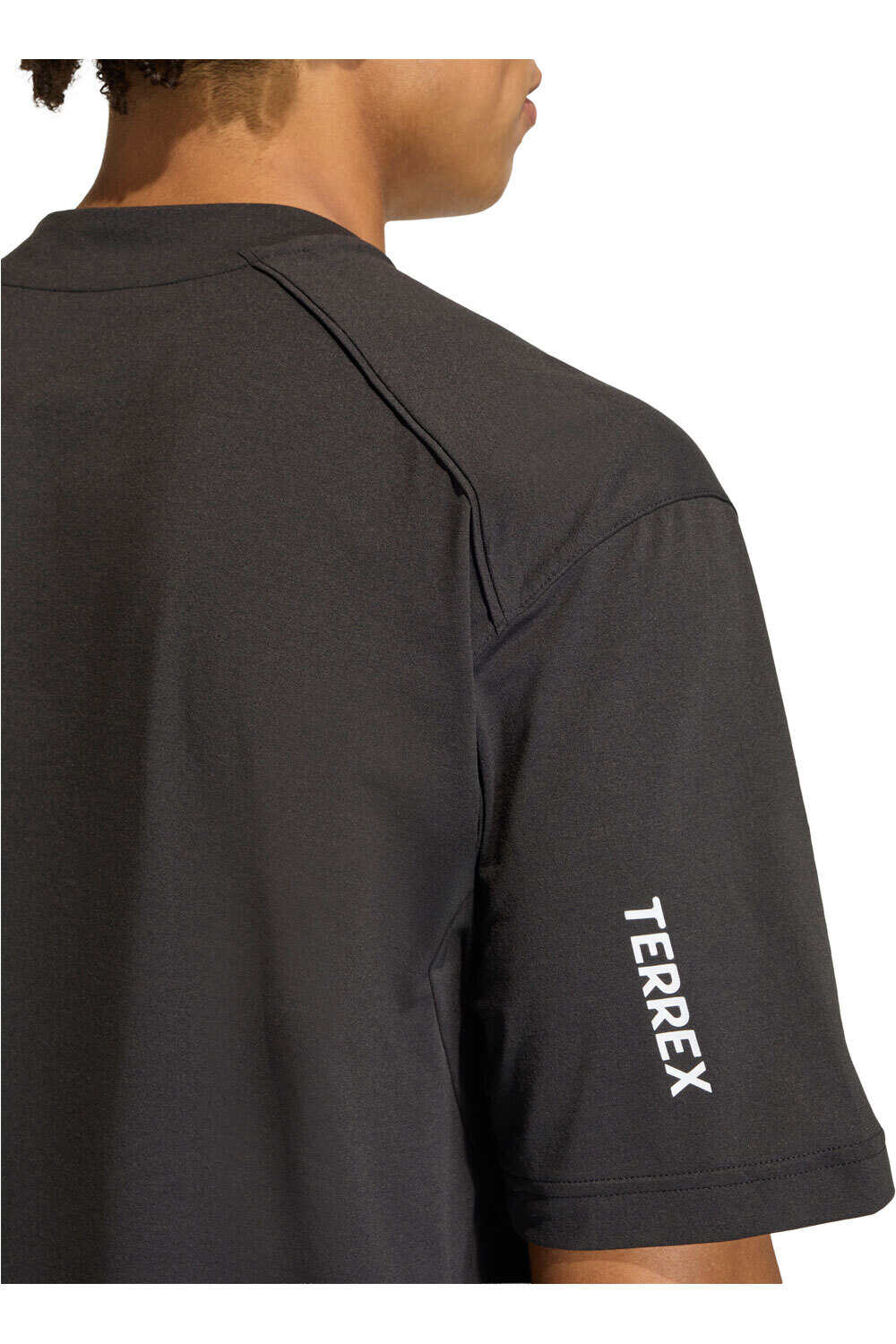 adidas camisetas trail running manga corta hombre TERREX XPLORIC CLIMACOOL+ NEGRO vista detalle