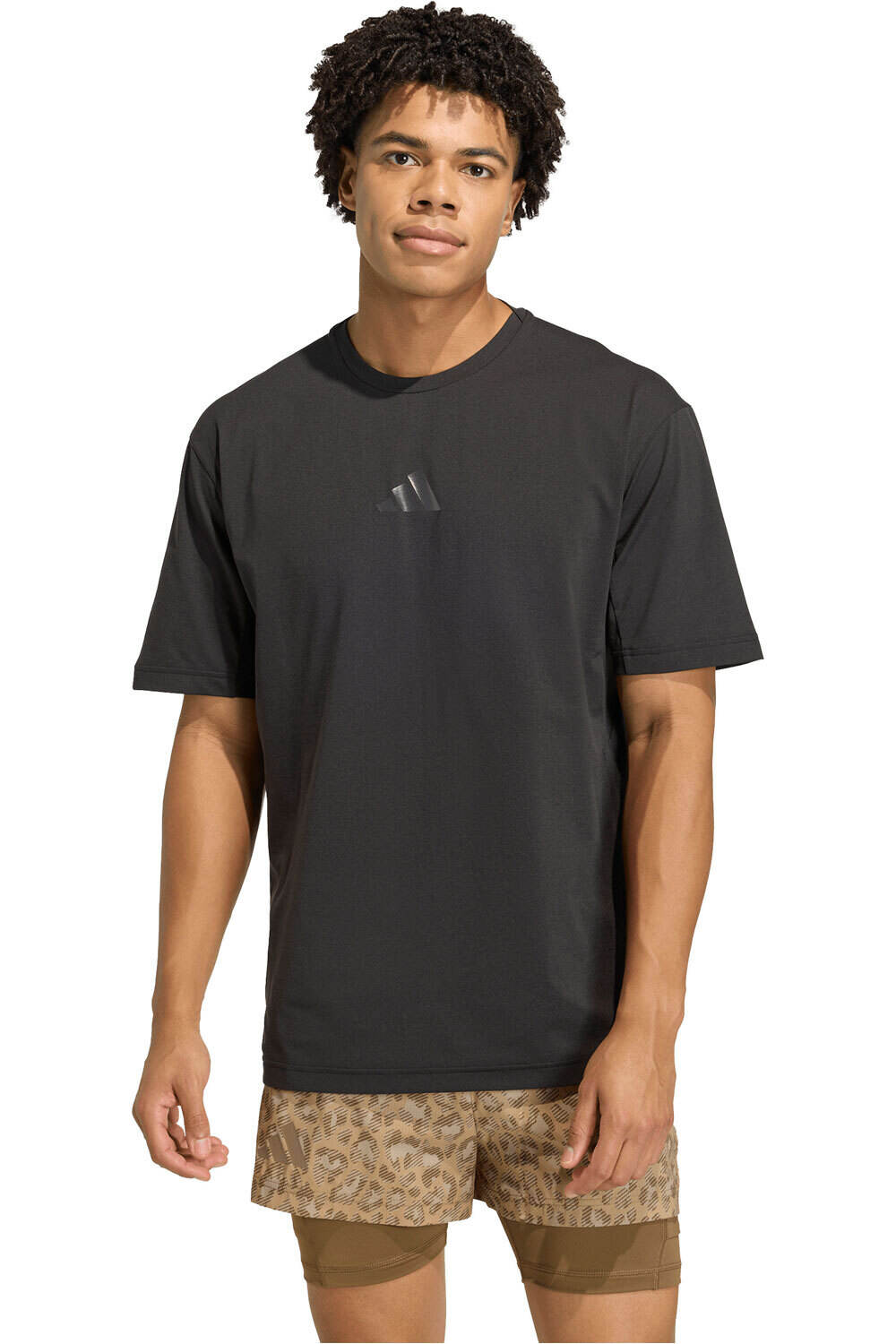 adidas camisetas trail running manga corta hombre TERREX XPLORIC CLIMACOOL+ NEGRO vista frontal