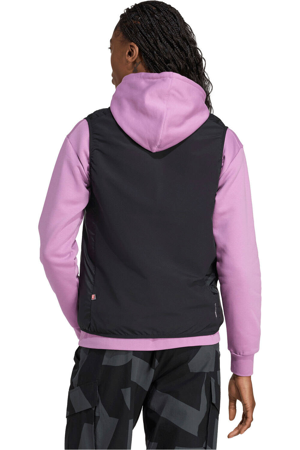 adidas chaleco outdoor mujer TERREX XPERIOR CLIMAWARM+ PRIMALOFT NEGRO vista trasera