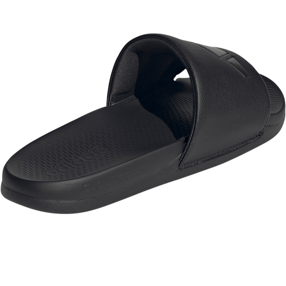 adidas chanclas hombre ADILETTE COMFORT 2.0 NEGRO vista trasera