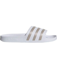 adidas chanclas mujer Adilette Aqua BLANCO lateral exterior