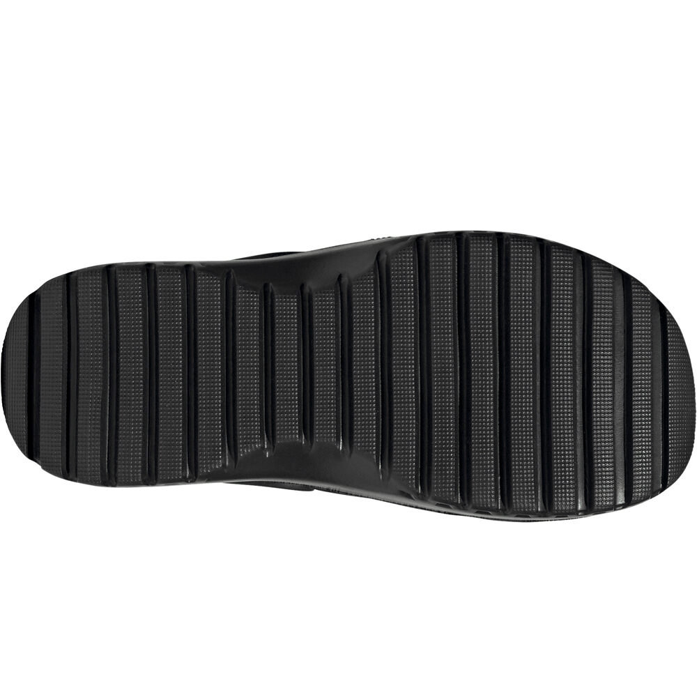 adidas chanclas mujer ADILETTE PLATFORM CLOG NEGRO vista superior