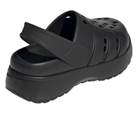 adidas chanclas mujer ADILETTE PLATFORM CLOG NEGRO vista trasera