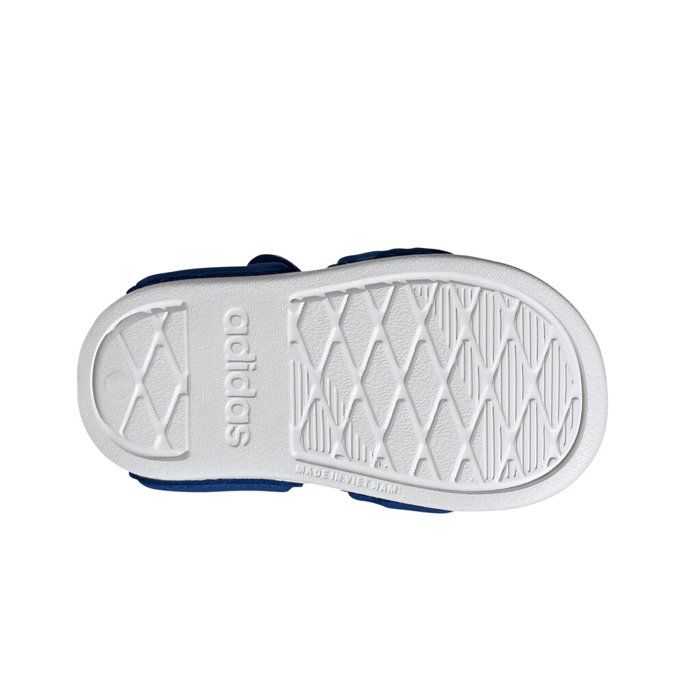 adidas chanclas niño ADILETTE 3 AZUL vista superior