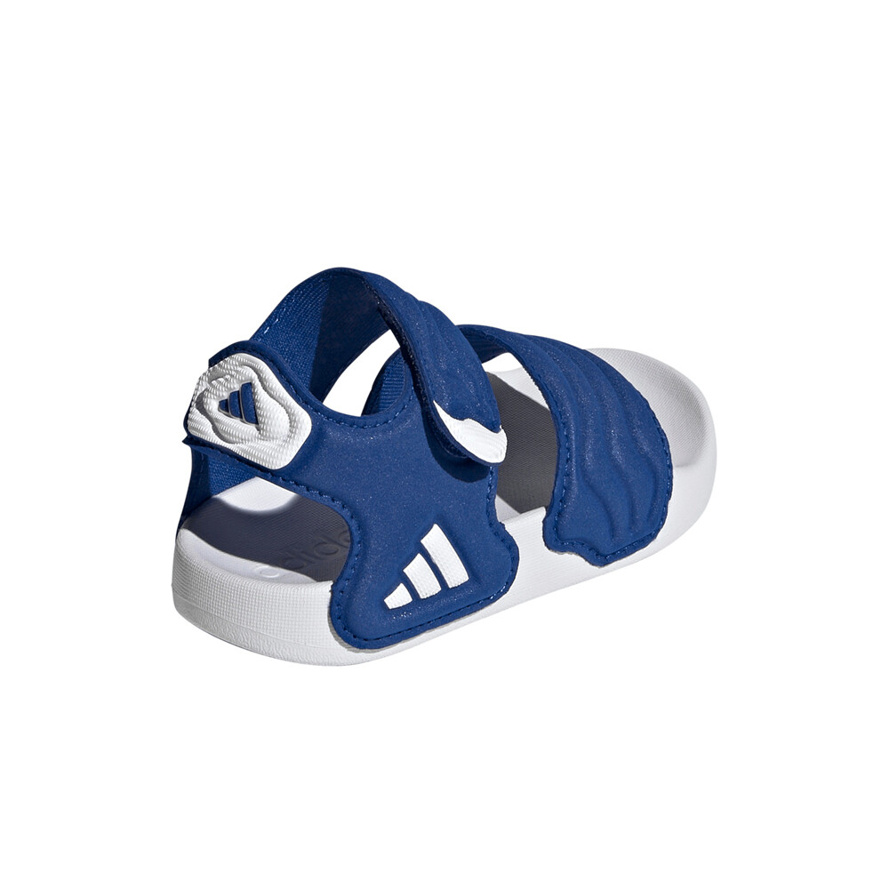 adidas chanclas niño ADILETTE 3 AZUL vista trasera