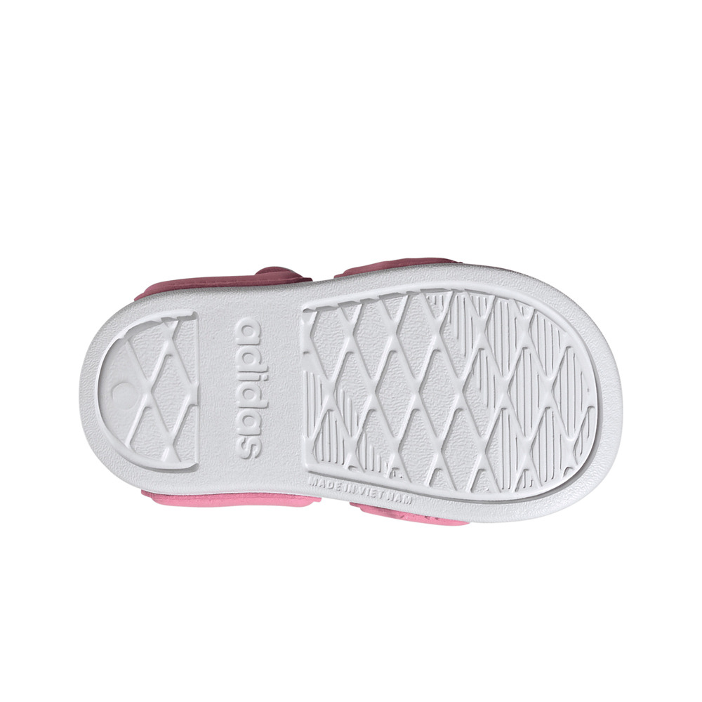 adidas chanclas niño ADILETTE 3 ROSA vista superior