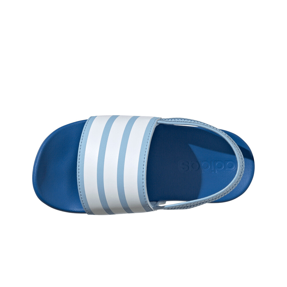 adidas chanclas niño ADILETTE ESTRAP SLIDES AZUL 05