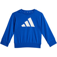 adidas chándal bebé ESSENTIALS AZUL vista trasera