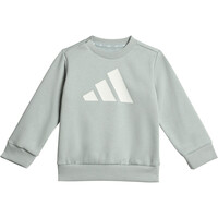 adidas chándal bebé ESSENTIALS AZUL vista trasera