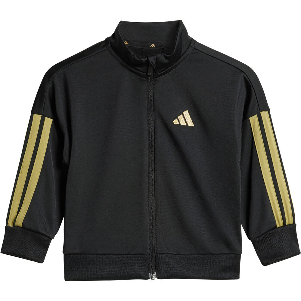 adidas chándal bebé ESSENTIALS CLIMACOOL NEGRO vista trasera