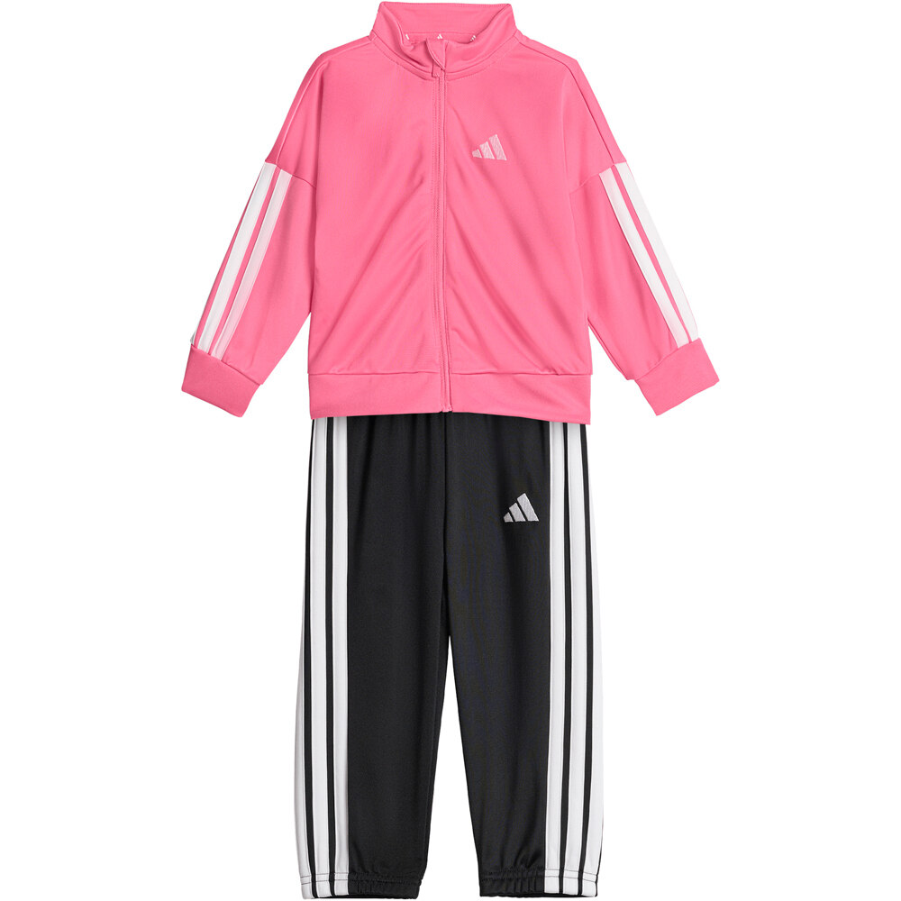adidas chándal bebé ESSENTIALS CLIMACOOL ROSA vista frontal