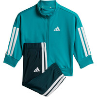 adidas chándal bebé ESSENTIALS CLIMACOOL VERDE vista frontal