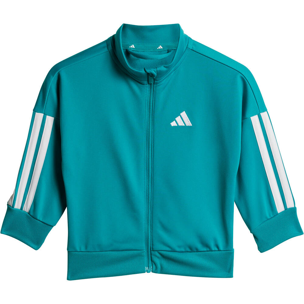 adidas chándal bebé ESSENTIALS CLIMACOOL VERDE vista trasera