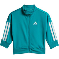 adidas chándal bebé ESSENTIALS CLIMACOOL VERDE vista trasera