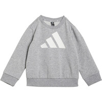 adidas chándal bebé ESSENTIALS GRIS vista trasera