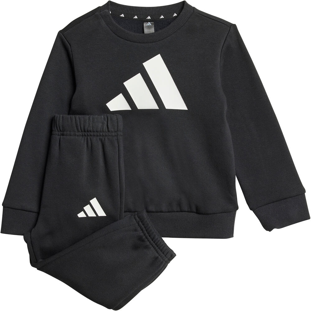 adidas chándal bebé ESSENTIALS NEGRO vista frontal