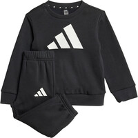 adidas chándal bebé ESSENTIALS NEGRO vista frontal