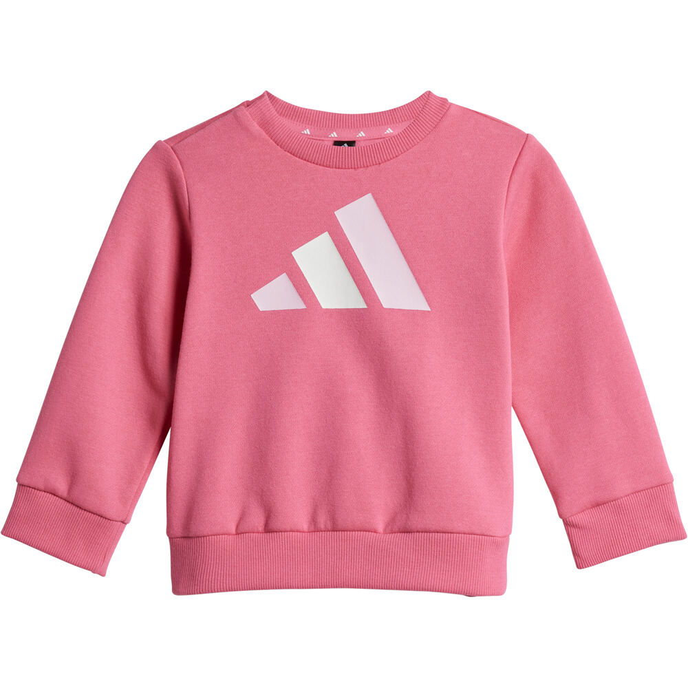 adidas chándal bebé ESSENTIALS ROSA vista trasera