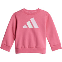 adidas chándal bebé ESSENTIALS ROSA vista trasera