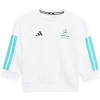 adidas chándal bebé MERCEDES-AMG PETRONAS FORMULA 1 TEAM DNA BLANCO vista trasera