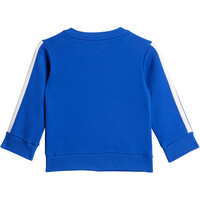 adidas chándal bebé SEASONAL ESSENTIALS TIBERIO 3 STRIPES CREW SET AZUL 03